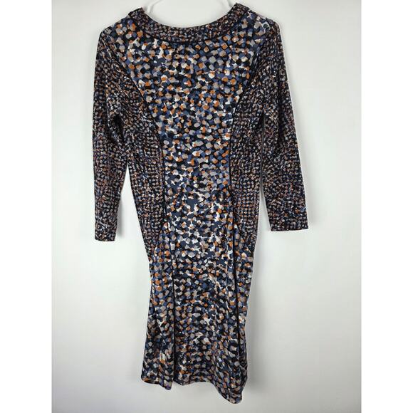 BCBGMAXAZRIA Lagen Look Midi Dress XS Womens Art To Wear Multicolor - Picture 7 of 7